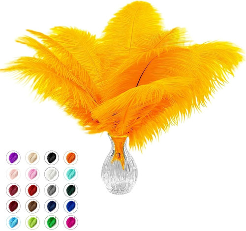 Pcs gold ostrich - pcs,